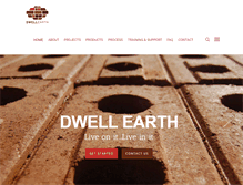 Tablet Screenshot of dwellearth.com